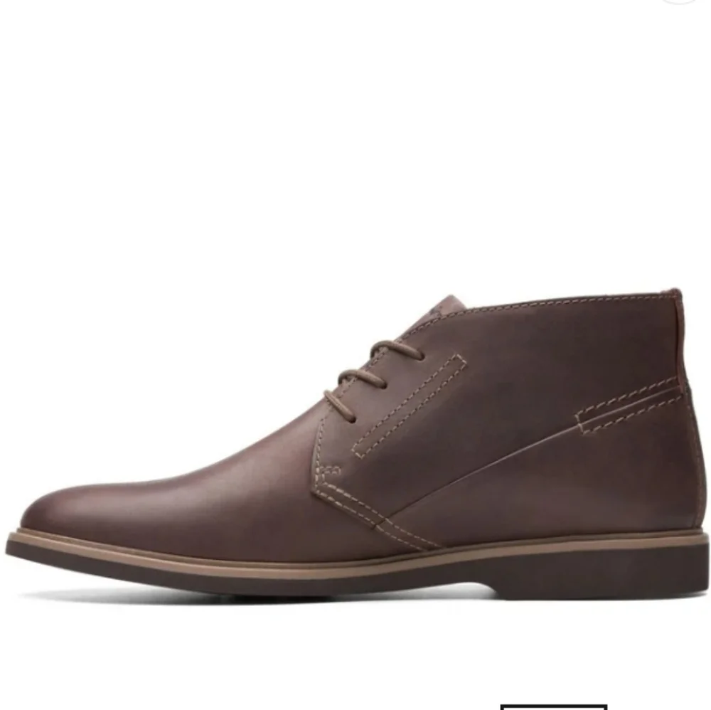 Clarks Originals Malwood Top Chukka Boots Leather Size 8.5 BROWN NEW IN BOX